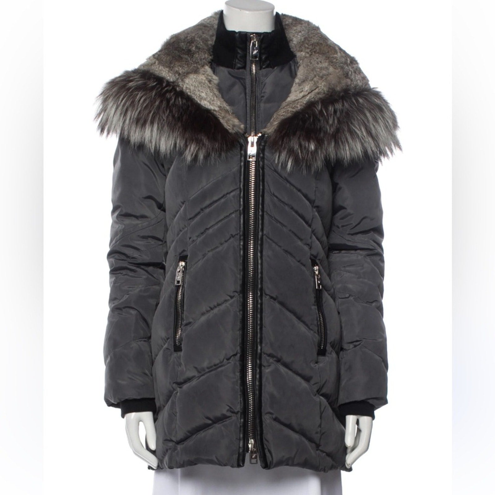 NB Nicole Benisti down Coat Grey Petite