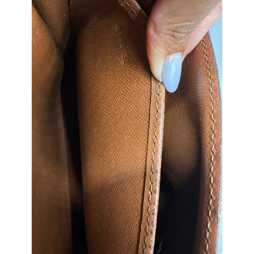 Women's Louis Vuitton Brown Monogram Canvas Musette Shoulder 1989 Bag