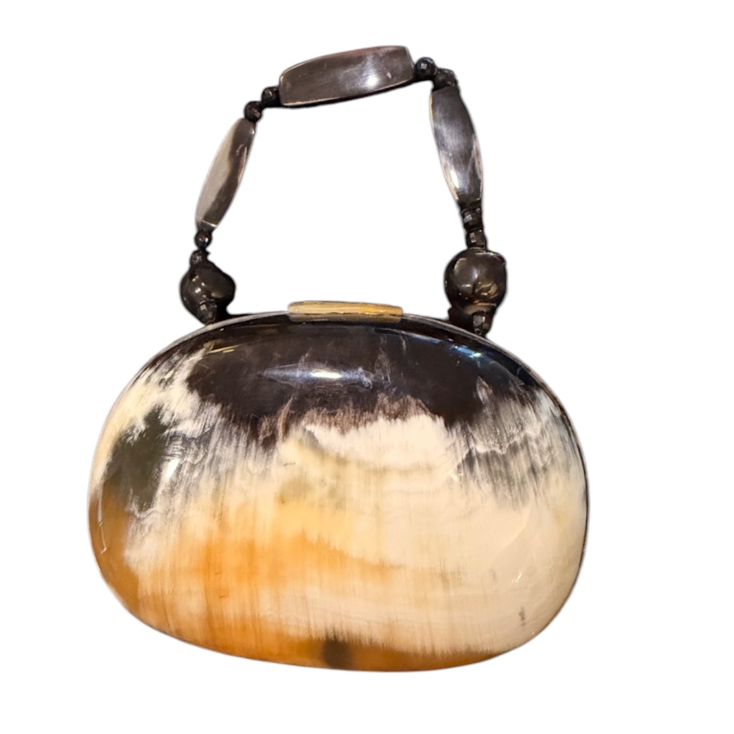 Vintage Tortoise shell mini handbag ￼
