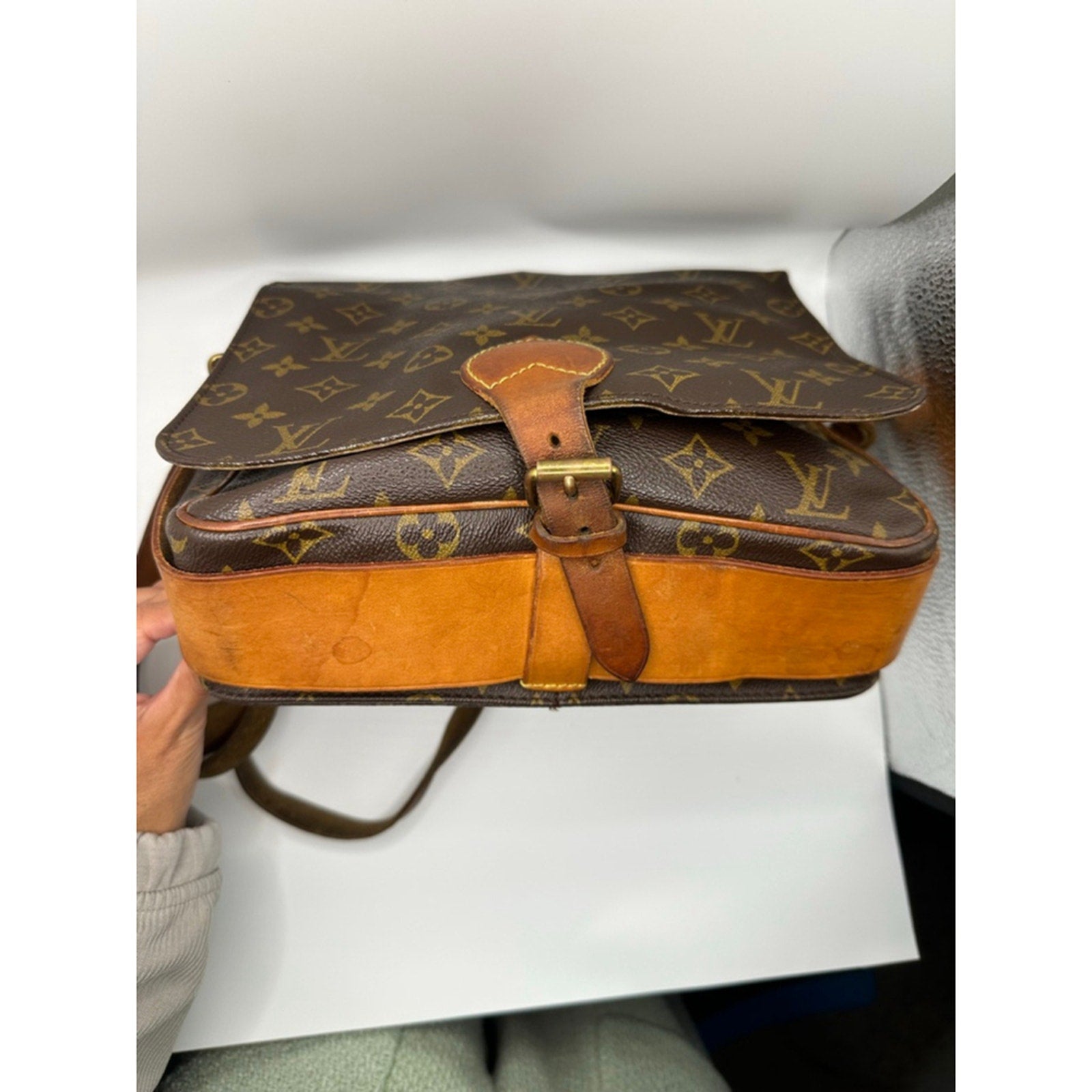 Women's Louis Vuitton Brown Monogram Canvas Musette Shoulder 1989 Bag