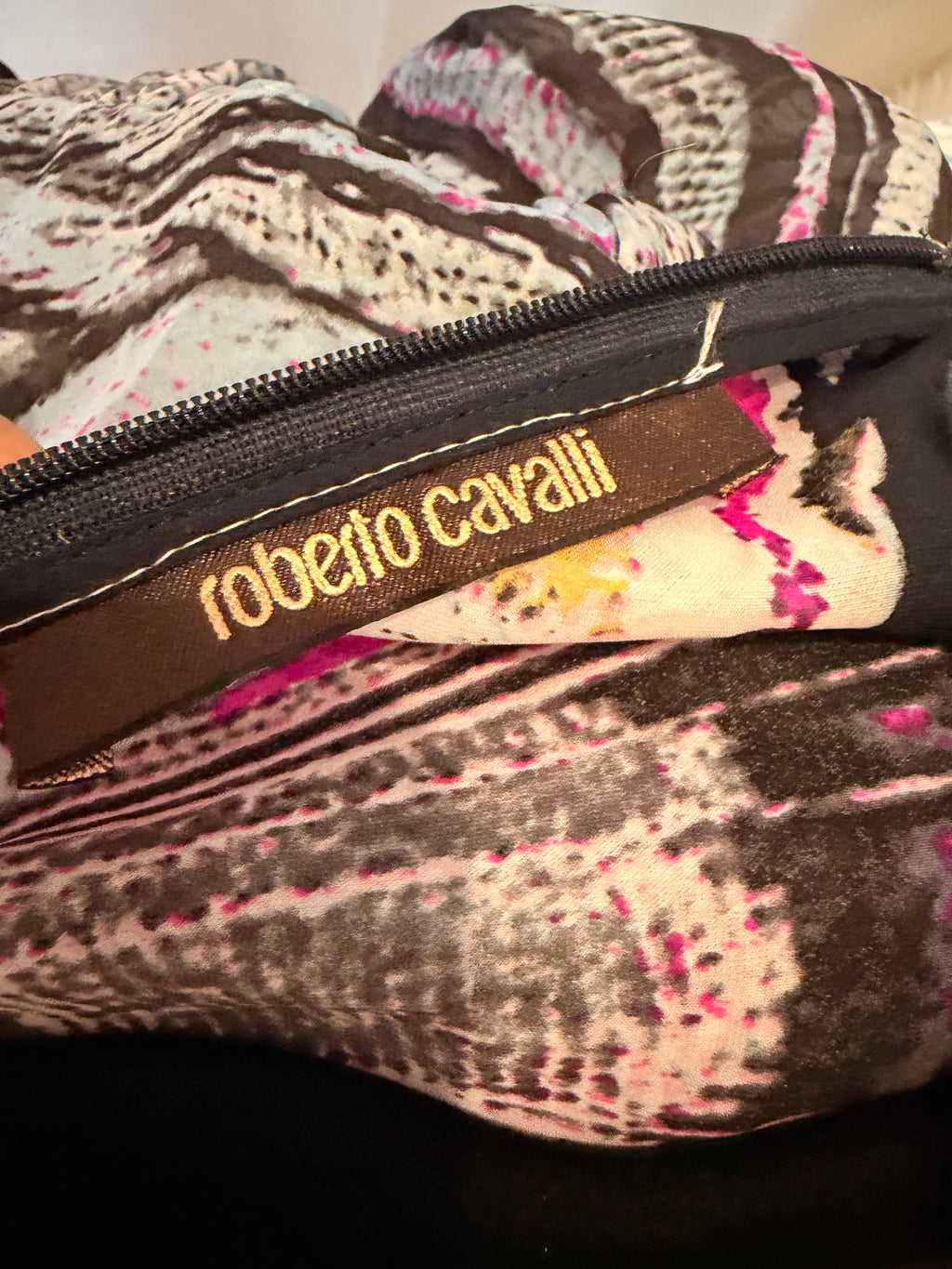 Roberto Cavalli ruffle high low dress