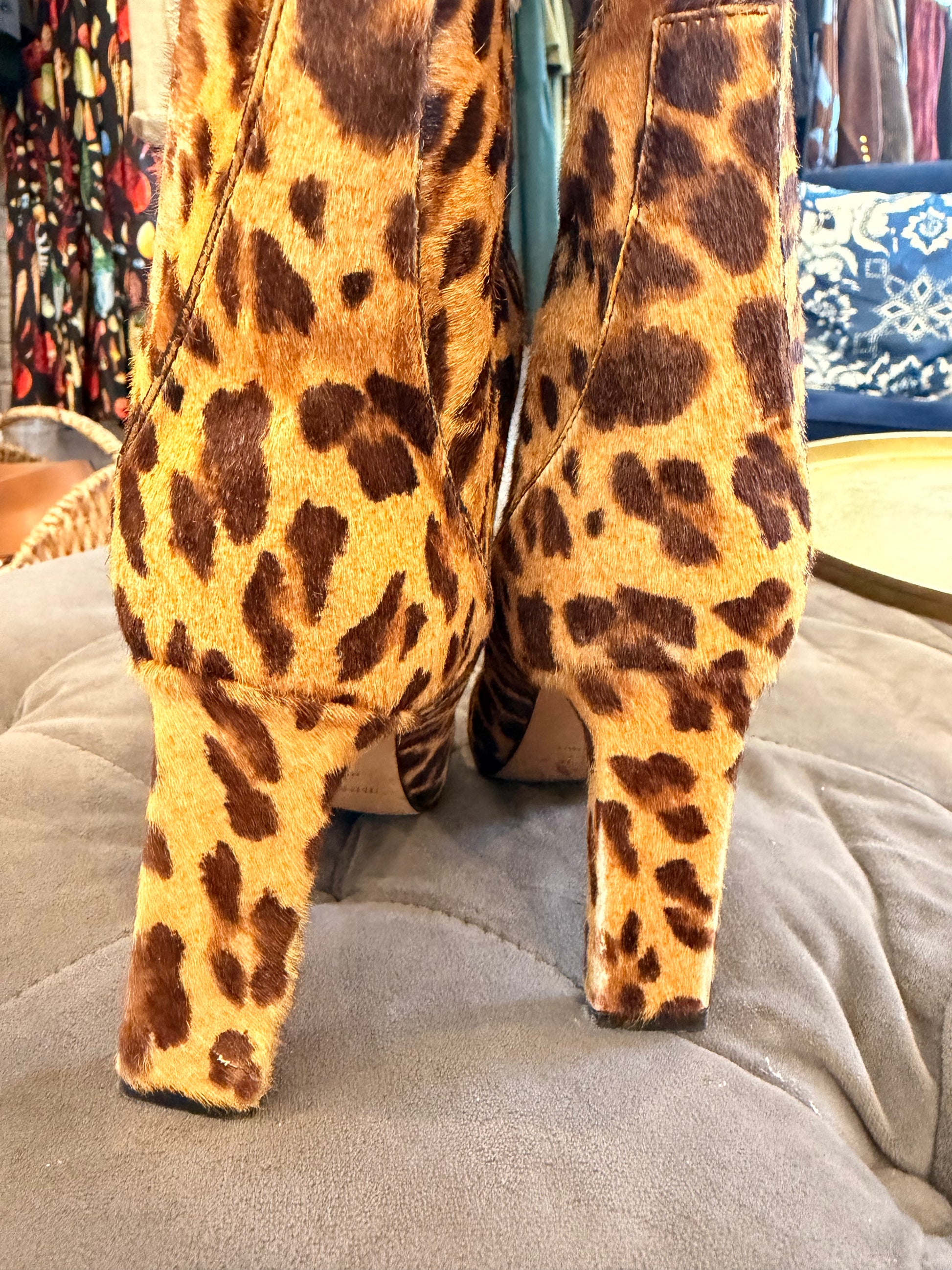 Jimmy Choo Ponyhair leopard boots