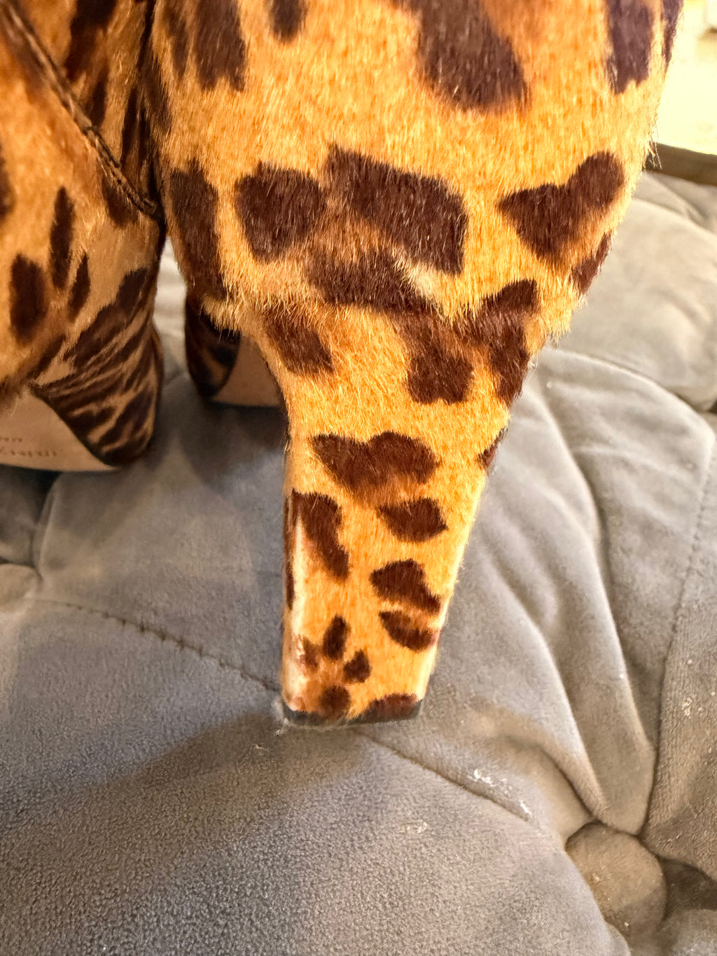 Jimmy Choo Ponyhair leopard boots