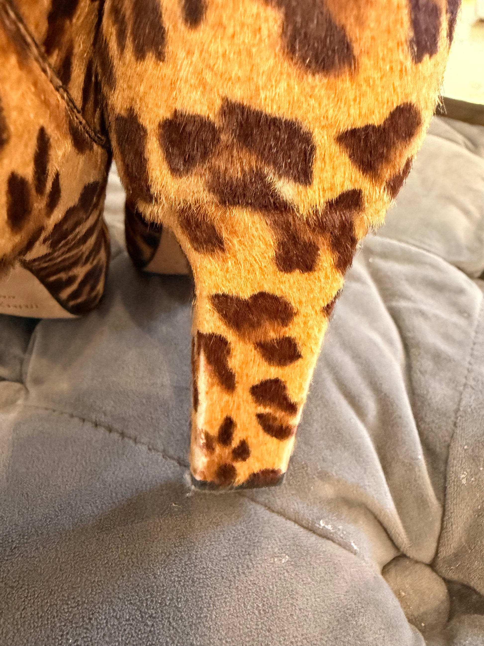 Jimmy Choo Ponyhair leopard boots