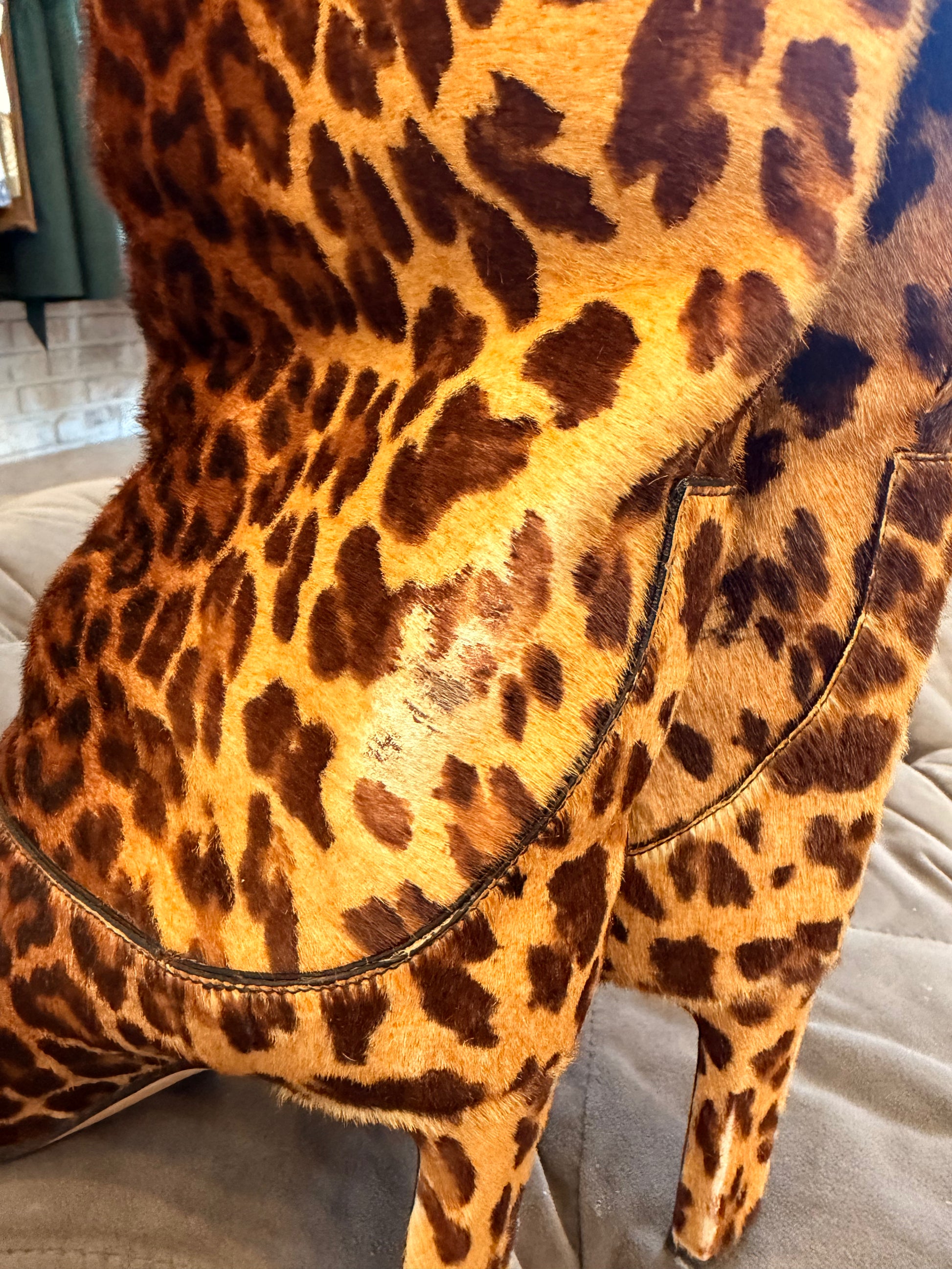 Jimmy Choo Ponyhair leopard boots