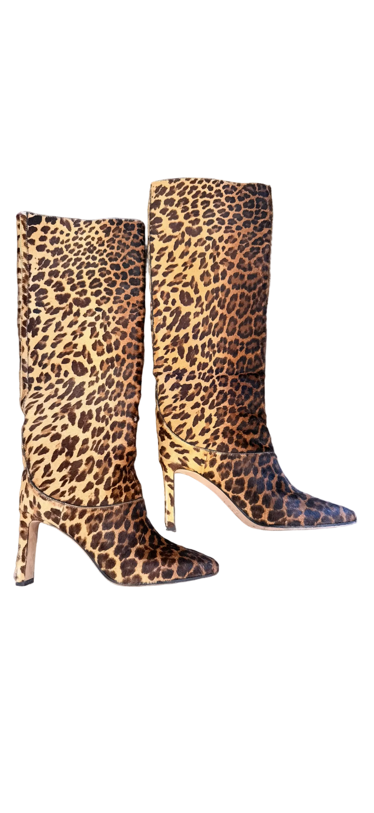 Jimmy Choo Ponyhair leopard boots