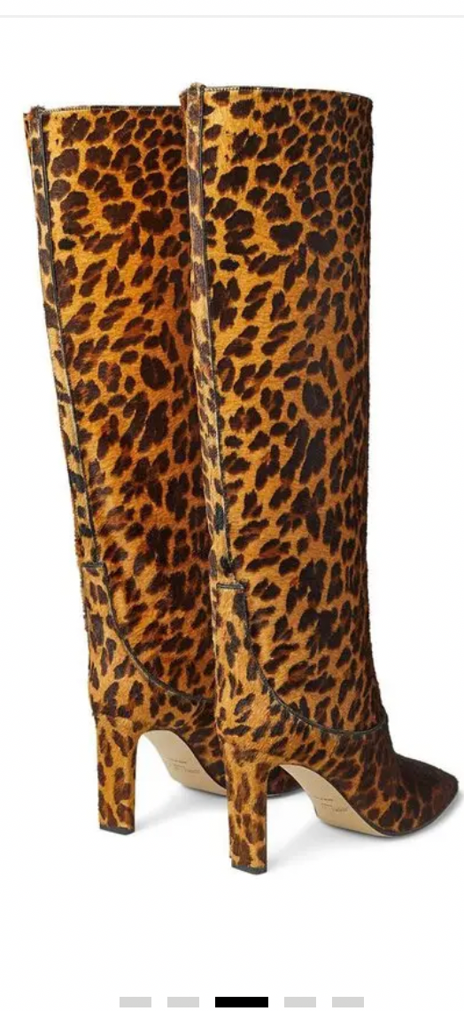 Jimmy Choo Ponyhair leopard boots