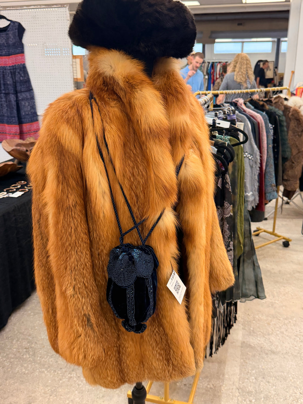 Vintage Red Fox Fur coat
