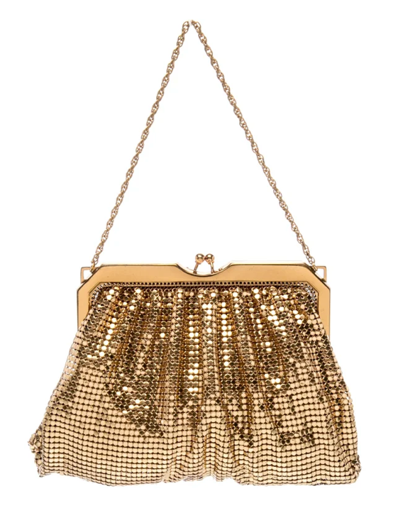 Whiting & Davis Gold Metal Evening Bag