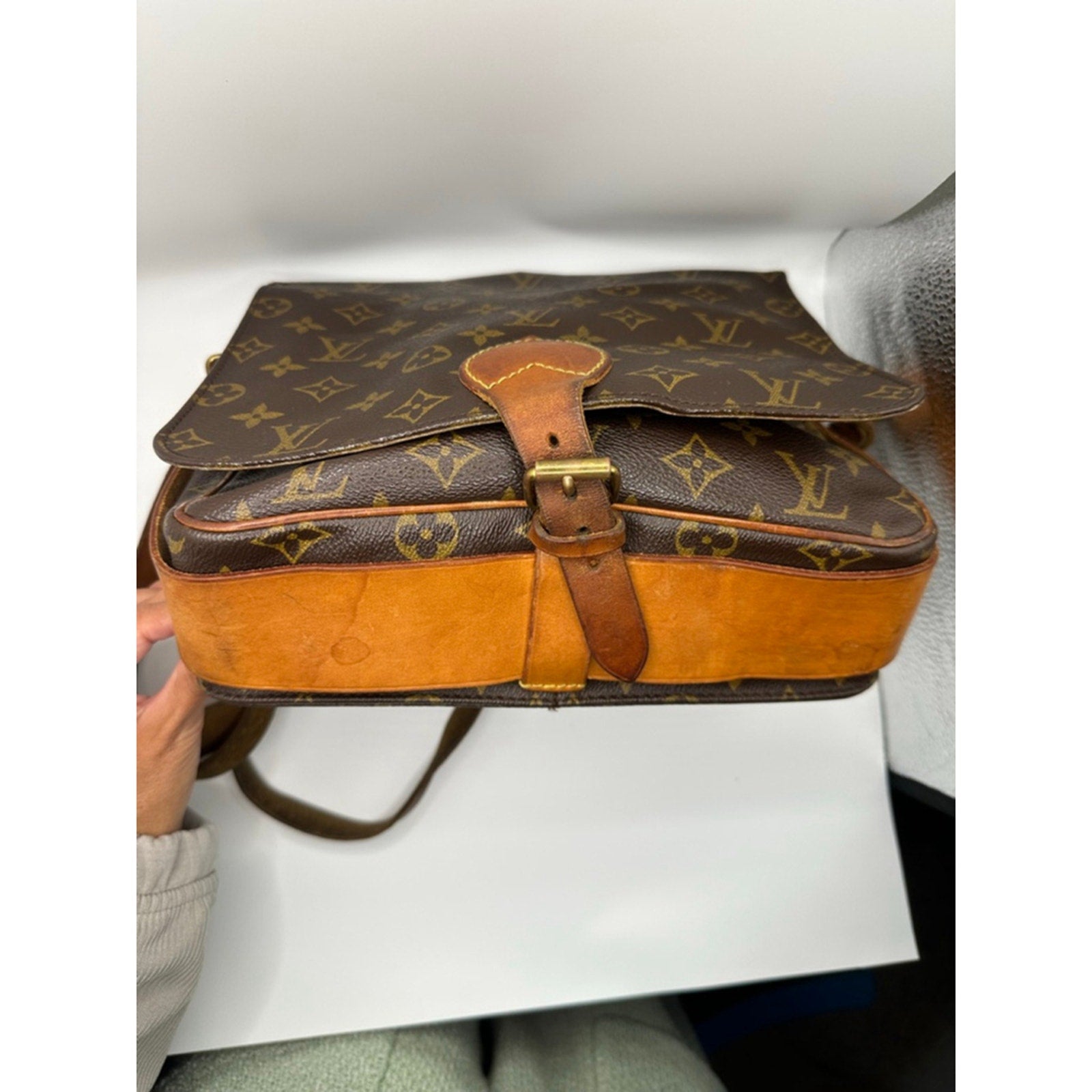Women's Louis Vuitton Brown Monogram Canvas Musette Shoulder 1989 Bag