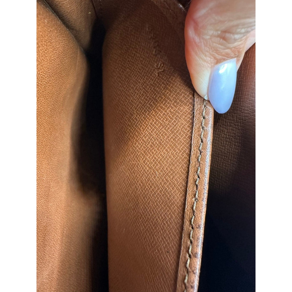 Women's Louis Vuitton Brown Monogram Canvas Musette Shoulder 1989 Bag