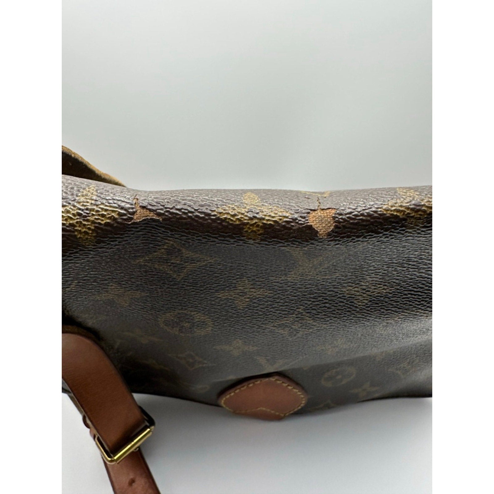 Women's Louis Vuitton Brown Monogram Canvas Musette Shoulder 1989 Bag